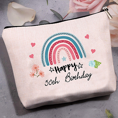 Polycotton Canvas Stroage Bags ABAG-WH0029-054-1