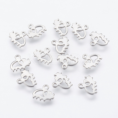 Tarnish Resistant 201 Stainless Steel Charms STAS-K150-06P-1