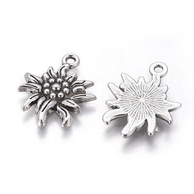 Tibetan Style Alloy Pendants TIBEP-A113357-AS-FF-1