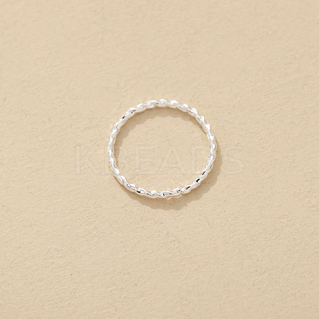Stainless Steel Twisted Hoop Nose Rings for Women Men WG949CF-03-1