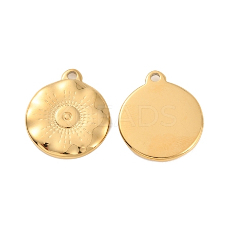 Ion Plating(IP) 304 Stainless Steel Pendants STAS-D051-27G-1
