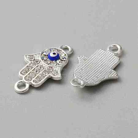 Alloy Rhinestone Pendants FIND-WH0147-30S-1