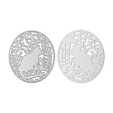 Carbon Steel Cutting Dies Stencils DIY-WH0170-162-1