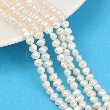 Natural Cultured Freshwater Pearl Beads Strands PEAR-P064-19D-08E-1