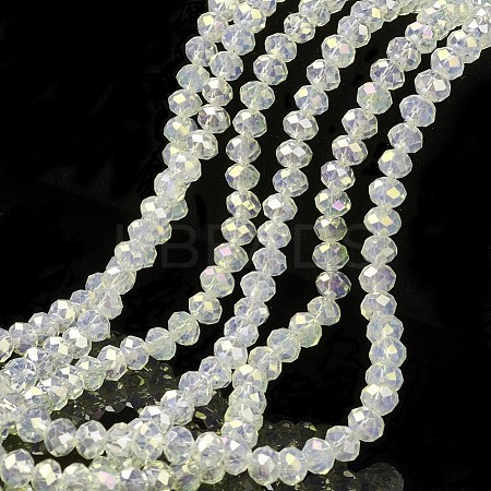 Electroplate Glass Beads Strands EGLA-A034-J10mm-T05-1