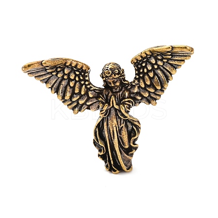 Brass Jesus Angel Display Decorations KK-D370-08AG-1
