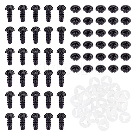 30 Sets Plastic Dog Safety Craft Noses FIND-GO0002-17B-1