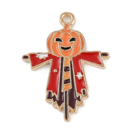 Thanksgiving Day Theme Alloy Enamel Pendants ENAM-D064-02A-1
