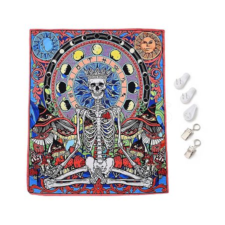 UV Reactive Blacklight Tapestry HJEW-F015-01Q-1