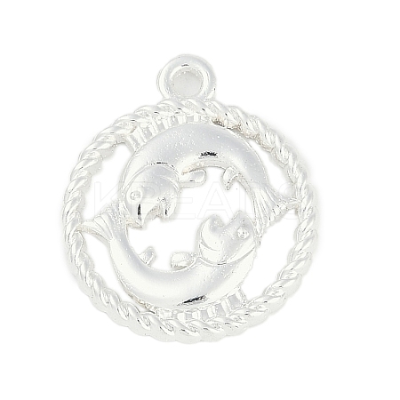 Twelve Constellations Alloy Pendants PALLOY-Q006-01F-S-1