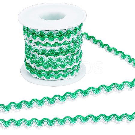 15M Polyester Wavy Fringe Trim Ribbon OCOR-GF0003-04C-1
