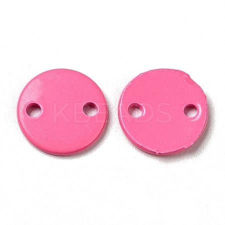 Spray Painted 201 Stainless Steel Connector Charms STAS-G304-23A-1
