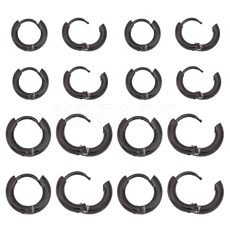 304 Stainless Steel Huggie Hoop Earrings EJEW-UN0001-22-1