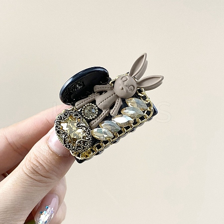 Rabbit Alloy & Plastic Claw Hair Clips for Women Girl PW-WGD331E-03-1