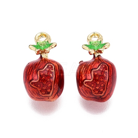 Alloy Enamel Pendants ENAM-N056-404B-1