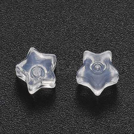 Transparent Silicone Ear Nuts LS-SIL-N003-02-1