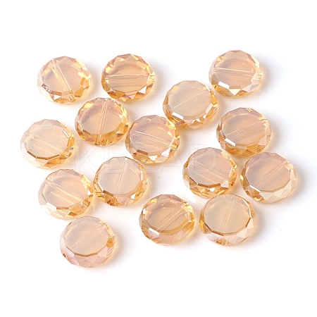 Electroplate Glass Beads EGLA-TAC0001-04-1