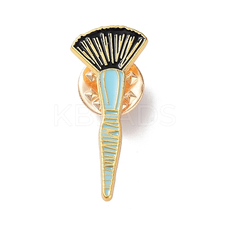 Golden Alloy Brooches JEWB-K020-01H-G-1
