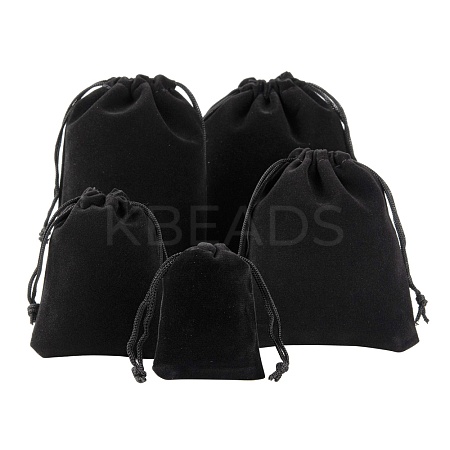 5 Style Rectangle Velvet Pouches TP-LS0001-01B-1