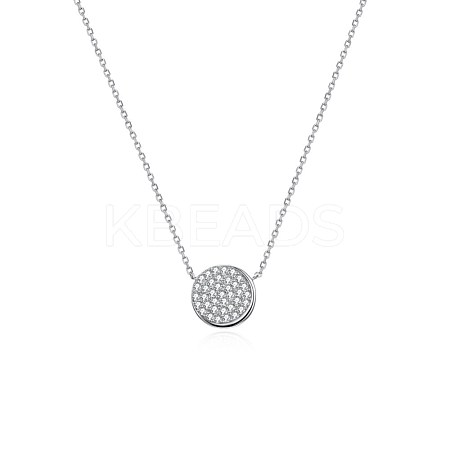 925 Sterling Silver Pendant Necklaces NJEW-BB34861-1