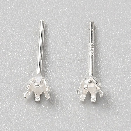 925 Sterling Silver Earrings Findings FIND-WH0152-680A-1