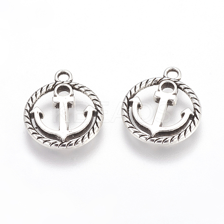 Tibetan Style Alloy Pendants X-TIBEP-3768-AS-LF-1
