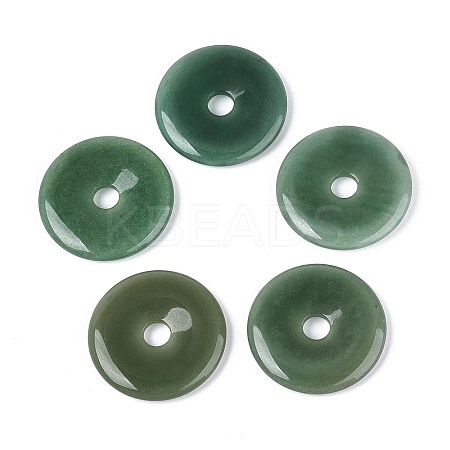 Natural Green Aventurine Big Pendants G-T144-43F-1