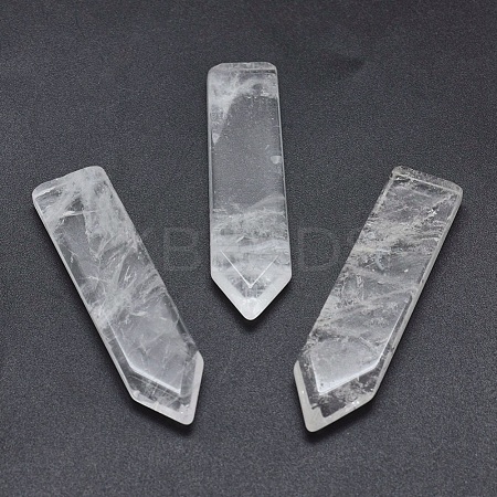 Natural Quartz Crystal Cabochons G-P384-E10-1