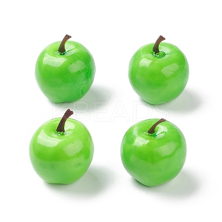 Mini Foam Imitation Apples DJEW-XCP0001-05B-1