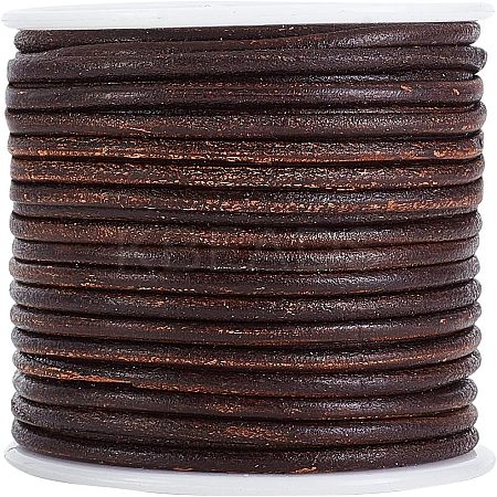 Cowhide Leather Cord WL-WH0010-01B-1