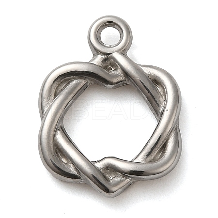 304 Stainless Steel Pendants STAS-M070-03P-1