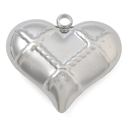 Anti-Tarnish 304 Stainless Steel Pendants STAS-M084-03B-P-1