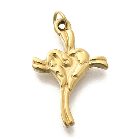 Ion Plating(IP) 304 Stainless Steel Pendants STAS-K263-56G-01-1