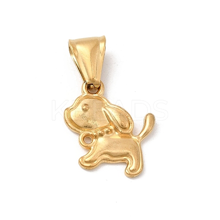 Animal Theme 304 Stainless Steel Pendants STAS-B167-27C-G-1
