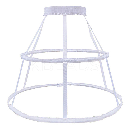 Polyester & Steel 2 Hoops Petticoat DIY-WH20032-152B-1