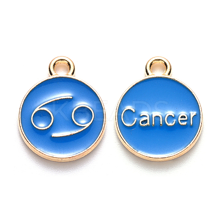 Alloy Enamel Pendants LS-ENAM-S124-01B-02D-1