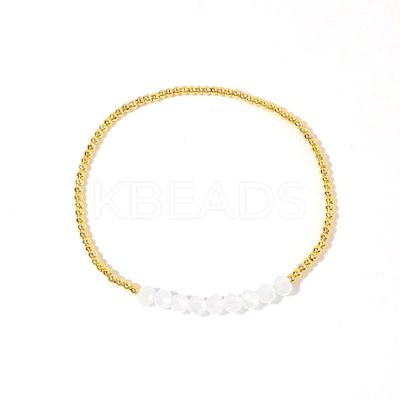 Vintage Elegant Imitation Pearl & Bead Beaded Stretch Bracelet for Women BS8727-5-1