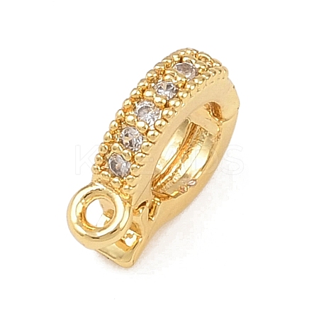 Brass Micro Pave Cubic Zirconia Pendant Bails KK-G544-32G-1