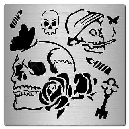 Stainless Steel Cutting Dies Stencils DIY-WH0238-061-1