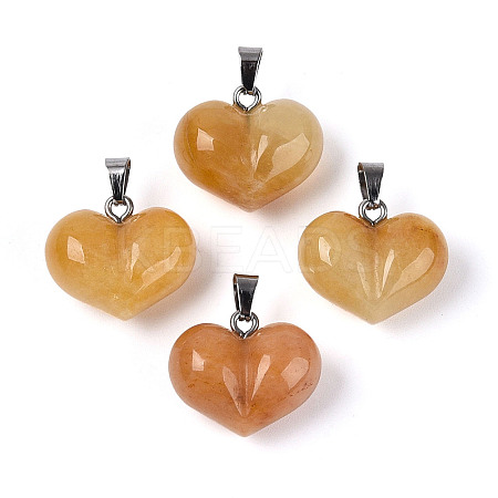Natural Topaz Jade Chunky Pendants G-T143-19E-1