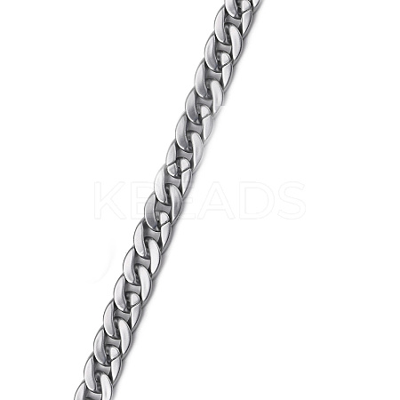 Handmade Spray Painted Acrylic Curb Chains AJEW-JB00894-01-1