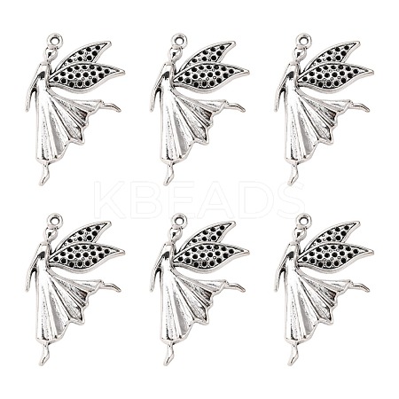 Tibetan Style Alloy Pendants TIBEP-12940-AS-LF-1