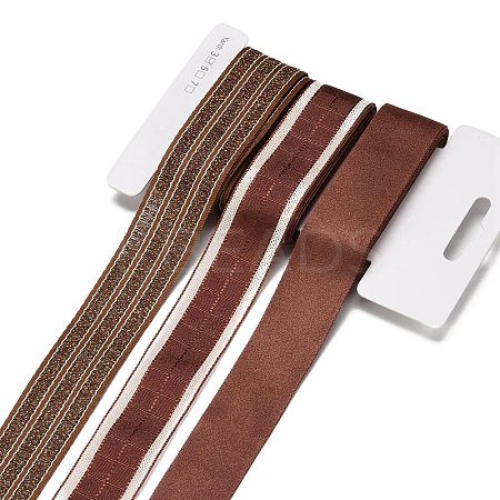 9 Yards 3 Styles Polyester Ribbon SRIB-A014-J01-1