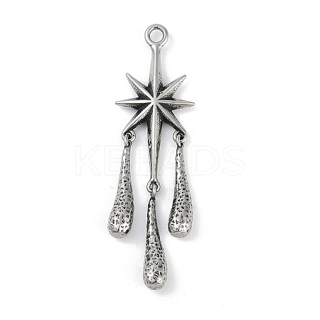 316 Surgical Stainless Steel Big Pendants X-STAS-G349-16AS-1