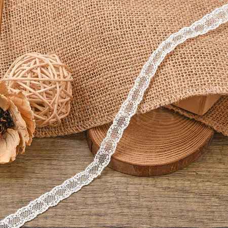 Lace Trim Nylon Ribbon for Jewelry Making ORIB-L005-35-1