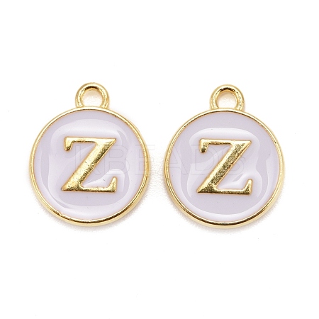 Golden Plated Alloy Charms X-ENAM-S118-01Z-1