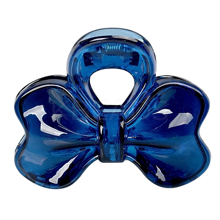 Plastic Bowknot Claw Hair Clips PW-WG4750B-03-1