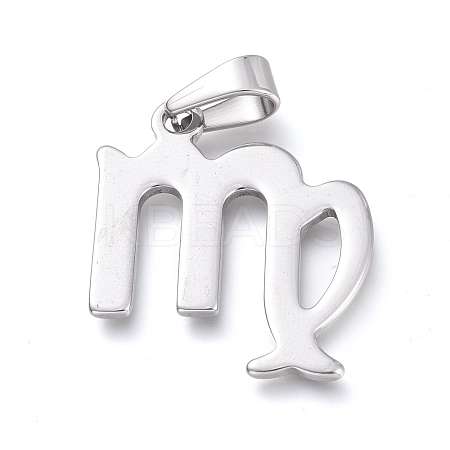 Non-Tarnish 304 Stainless Steel Pendants STAS-L210-06E-P-1