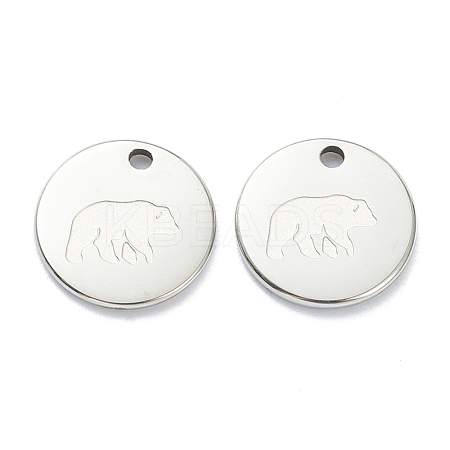Non-Tarnish 304 Stainless Steel Charms X-STAS-P280-11P-1