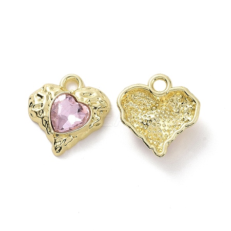 Rack Plating Alloy Glass Pendants FIND-I037-05LG-02-1